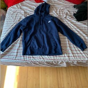 Blue Nike hoodie